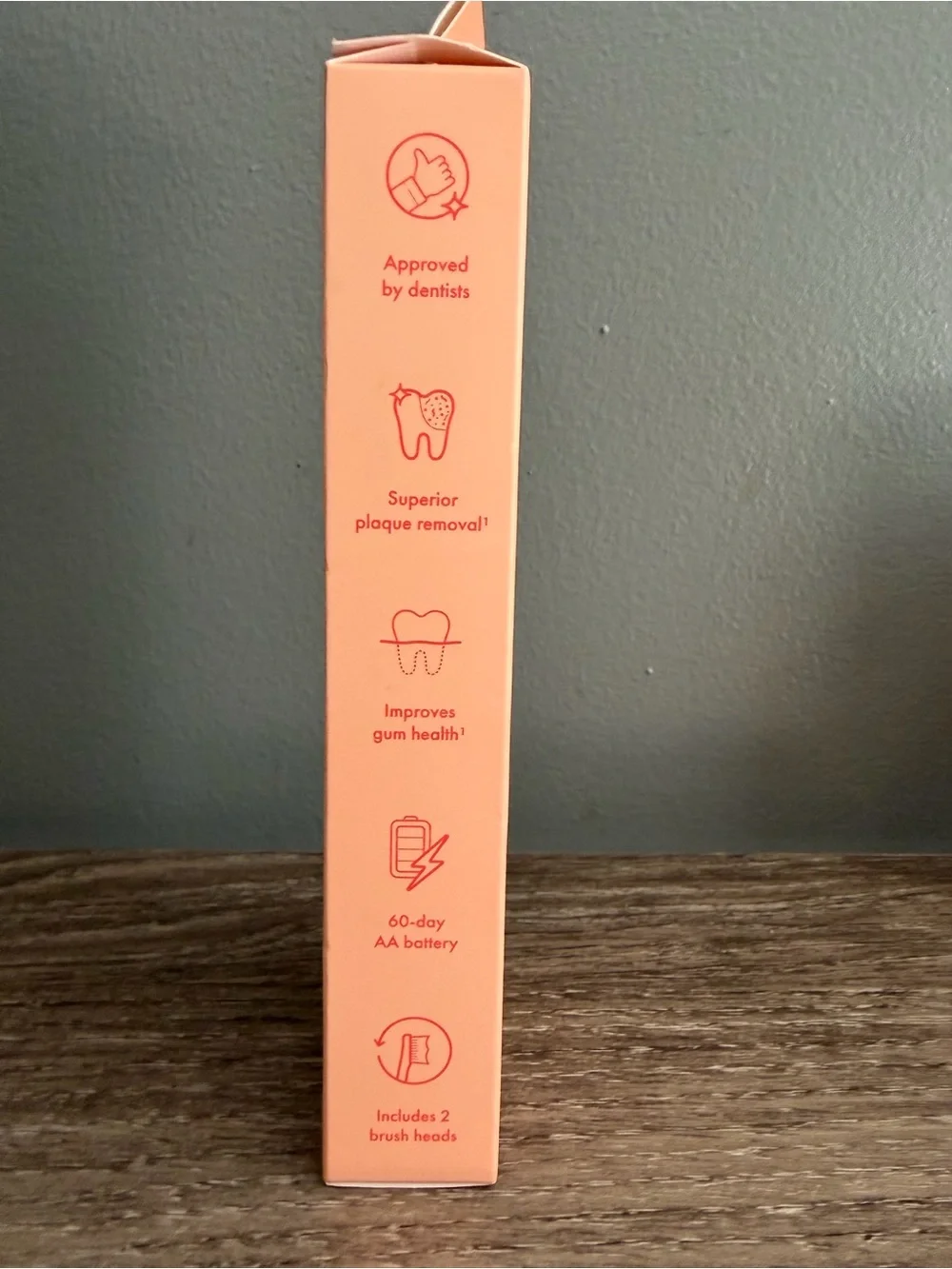 Ordo Sonic Kids Battery Toothbrush - Coral Peach